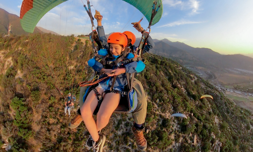 Parapente en Las Vizcachas